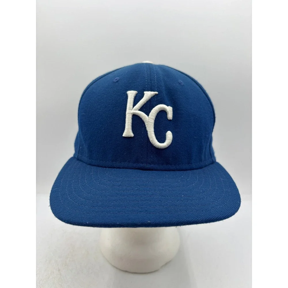 Kansas City Royals MLB New Era 59Fifty High Profile 7 3/8 Royal/White Fitted Hat